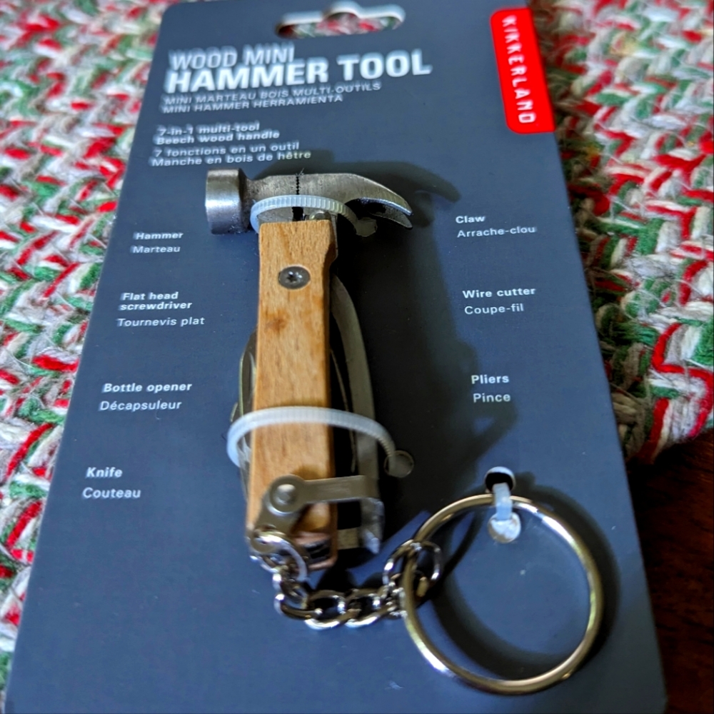 New in Box Kikkerland Mini hammer tool